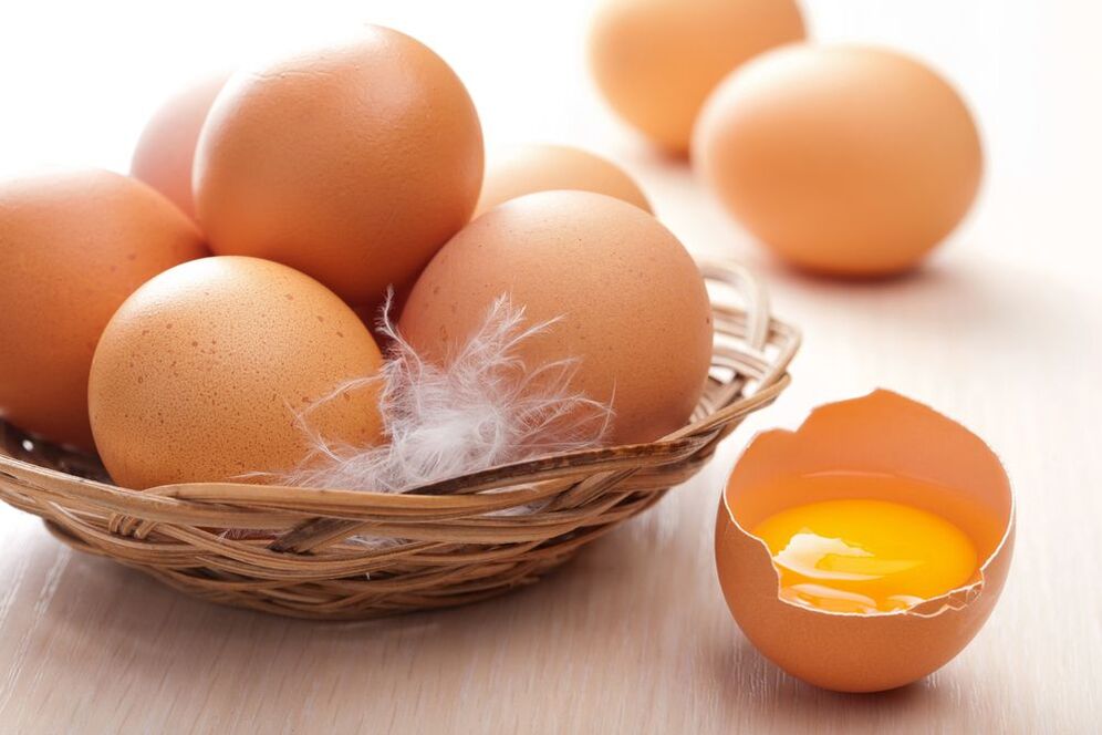 ქათმის კვერცხები პოტენციალის გასაზრდელად